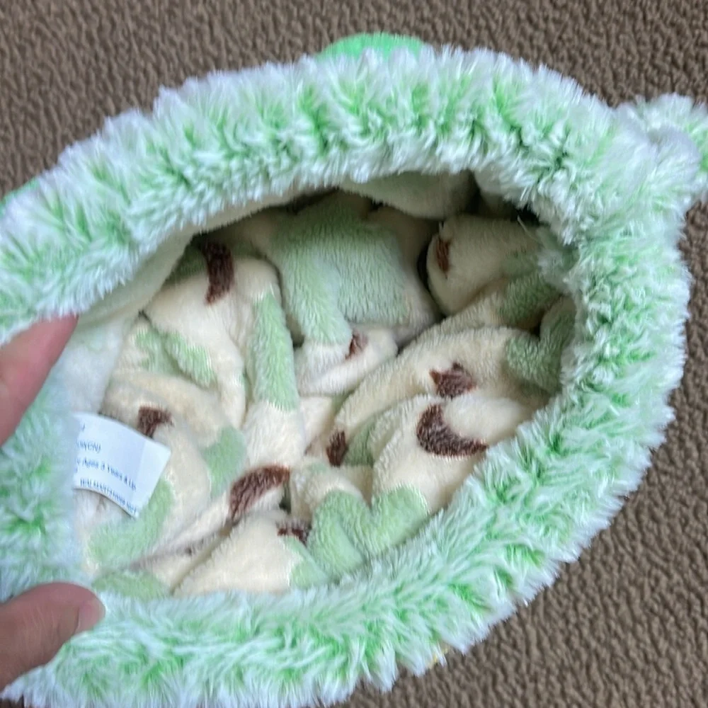 Frog backpack blanket. Very cute and soft.